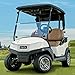 Club Car DS Golf Cart Name Plate, Replace OEM 1014198, Black Gold Decal, 18