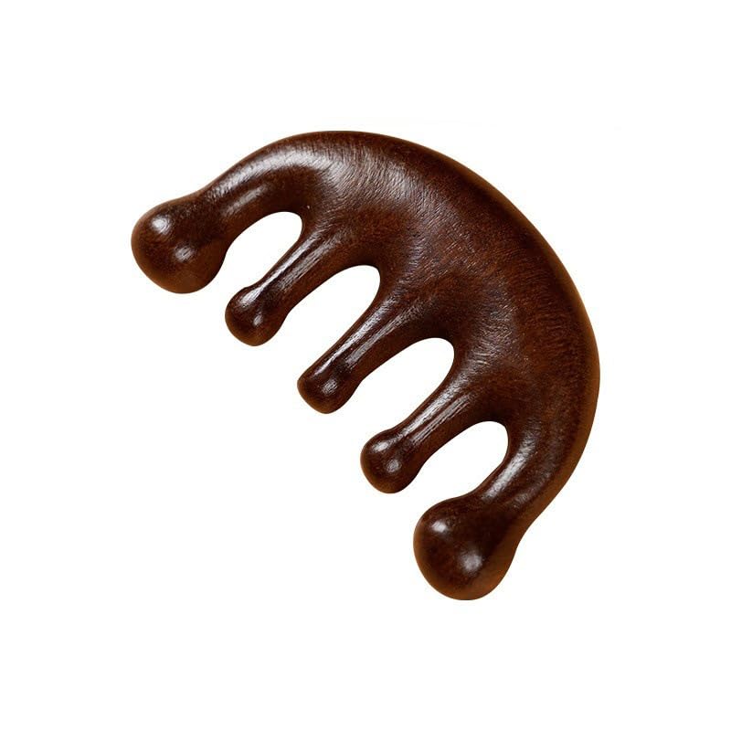Pettine in legno a denti larghi