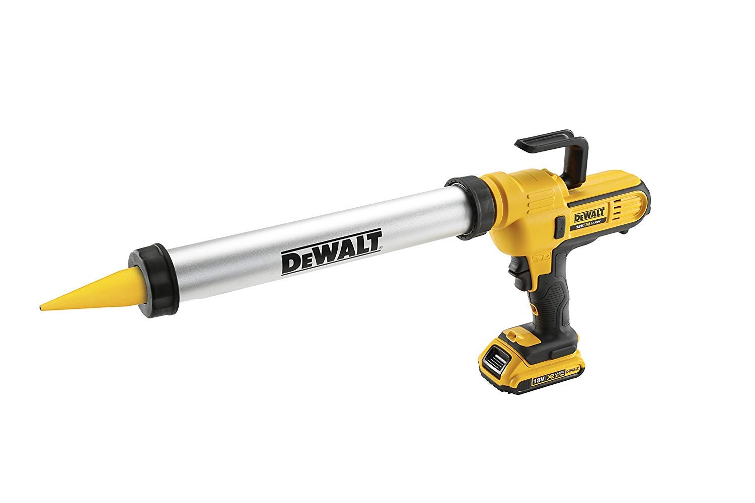 Pistolet/Wyciskacz do Mas Silikonowych 600ml DCE580D1 DeWalt