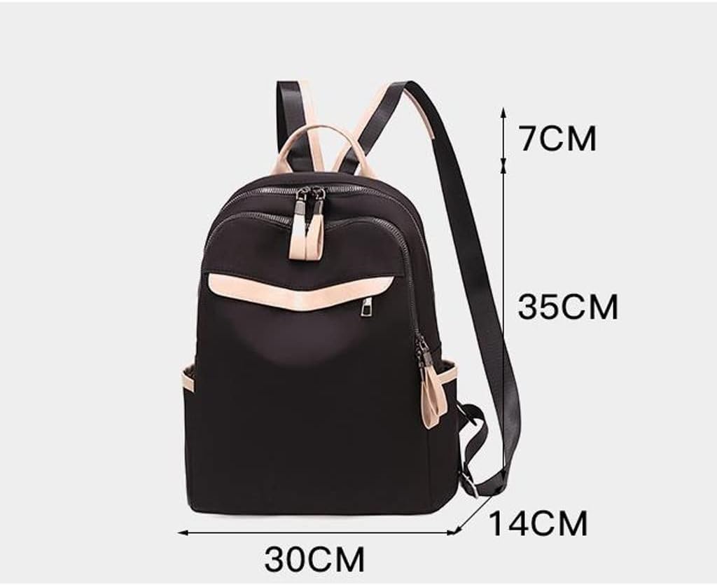 オックスフォード布バックパックレディースバッグオールマッチスクールバッグ防水大型軽量レジャー旅行バックパック (色 : グレー)