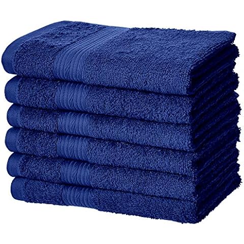 Amazon Basics 6-Piece Cotton Hand Towels Cover