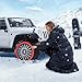 Snow Socks for Tires, Anti-Skid Tire Socks, Snow Traction Device for Passenger Cars Trucks Winter Emergency Accessory, Pack of 2