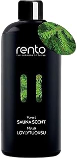 Rento Sauna-Duft "Wald" 400 ml - Natürlicher Sauna-Aufguss mit Wald-Duft - angenehmes, beruhigendes Aroma für volle Entspannung
