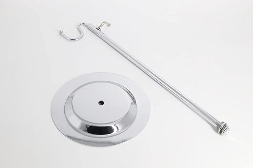 Miniatura 4 de Gancho individual ajustable cromado soporte de exhibición para bolsos formas colgantes accesorios