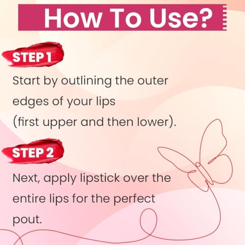 Image of MATTLOOK Velvet Smooth Lipstick | High Pigmentation | Non-Transfer & Waterproof | Creamy | Long Lasting Lipstick (17-Passionate-Pink,2g)