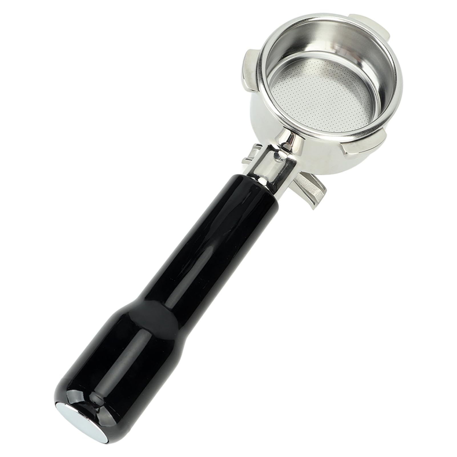Cocoarm Portafilter do Kawy 54 Mm Uchwyt z podwójną wylewką ze Stali Nierdzewnej Filtr do Kawy z Odłączanym Koszem Domowego Parzenia 870 880 8 Series (BLACK)