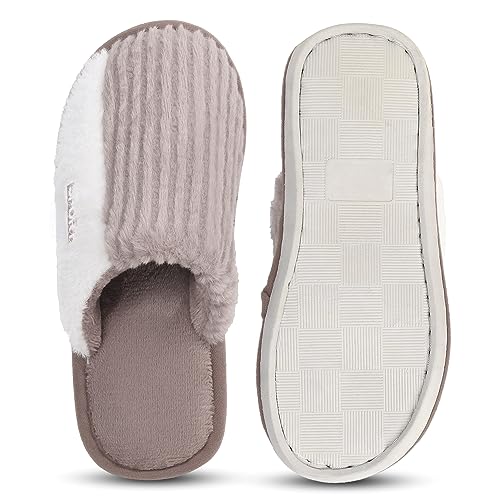 TopiBaaz Winter Slipper for Men and Women Flip Flop Soft Velvet Fur Indoor Bedroom Slides for Girl Boys Home Carpet Casual Room Slipper Chappal