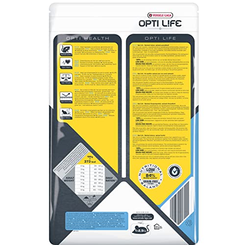 Image of Opti Life Adult Cat Sterilised /Light - 2.5kg | Complete Dry Food for Sterilised Cats | Helps Maintain Healthy Weight & Digestion | Low-Fat Formula with Balanced Nutrition
