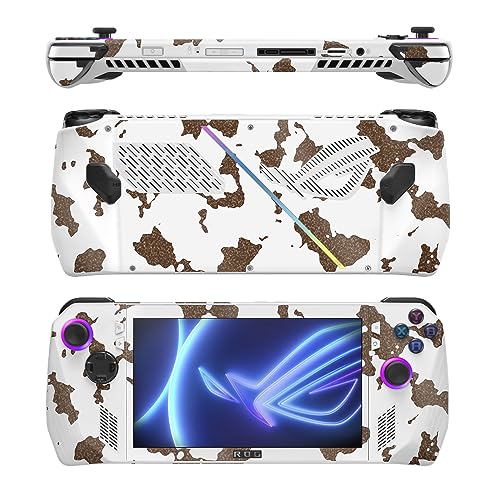 Image of MightySkins Glossy Glitter Skin Compatible with Asus ROG Ally - Brown Cow | Protective, Durable High-Gloss Glitter Finish | Easy to Apply, Remove, and Change Styles