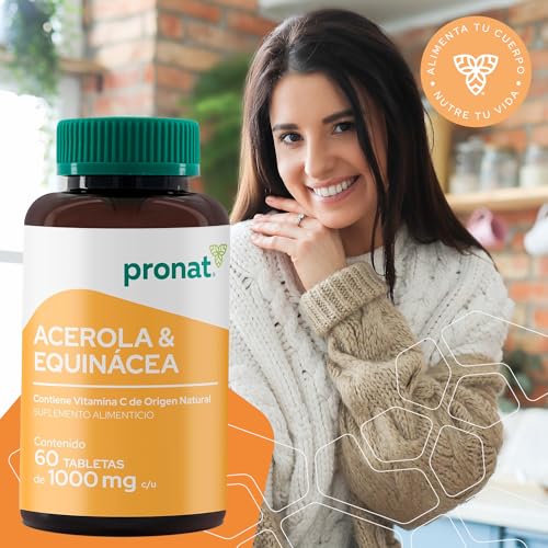 Vitamínicos, equinacea con vitamina c Marca Pronat (3)