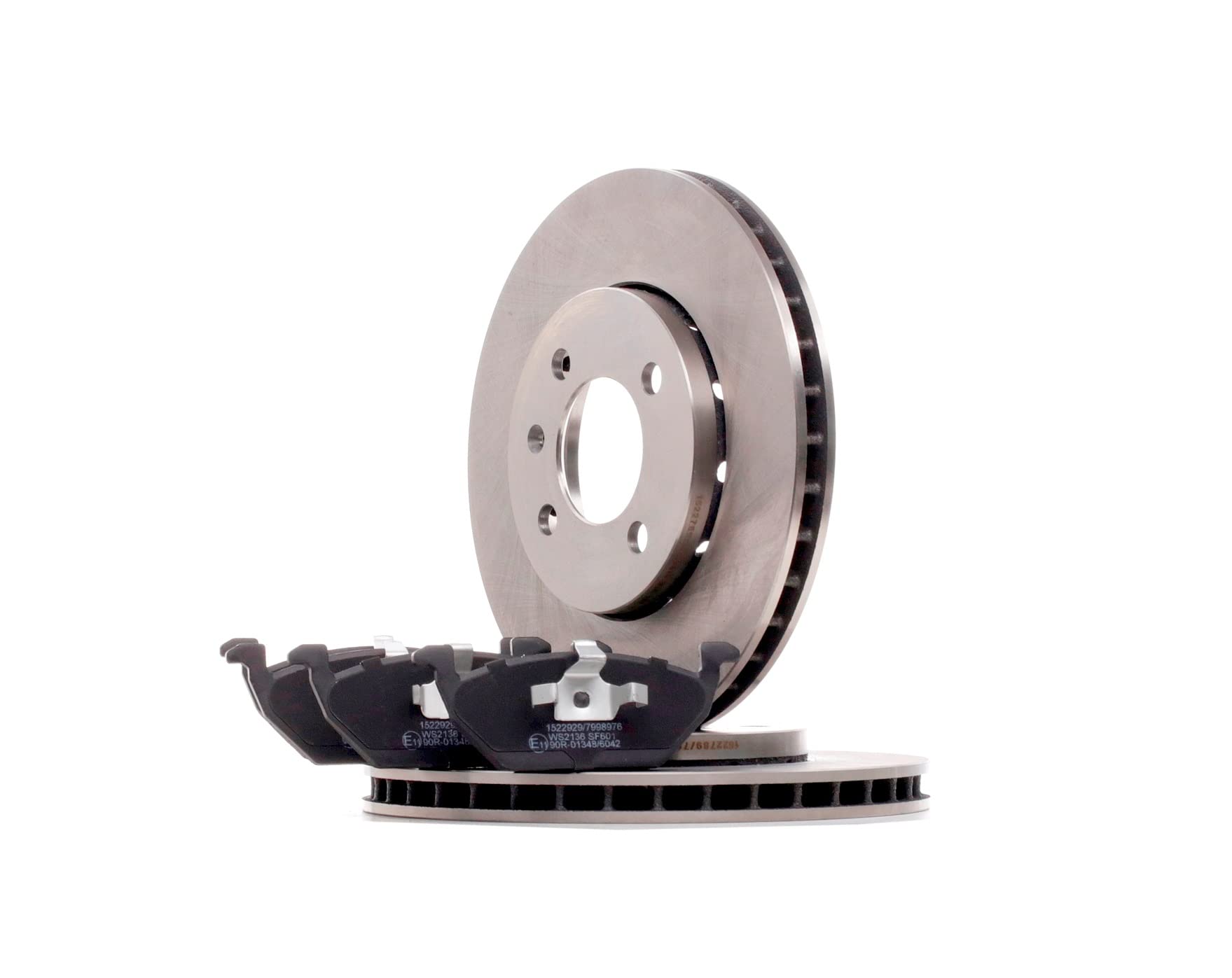 RIDEX Bremsenset Vorne Bremsscheiben Beläge Satz kompatibel mit Skoda Citigo Schrägheck, VW Load UP, Seat Mii, Bremsen Set mit Bremsscheiben und Bremsbeläge Satz, Belüftet 256mm, 3405B1128