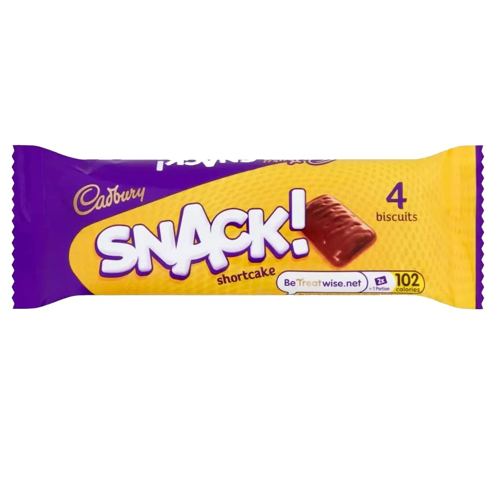Cadbury Snack - Biscotti al cioccolato, confezione da 36 x 40 g