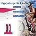 IEADEN Precut Kinesiology Tape for Knees, 10 Pcs - Knee Support & Stability, Knee Pain Relief Athletic Tape - Waterproof & Elastic, Hypoallergenic Latex-Free Tape, Pink