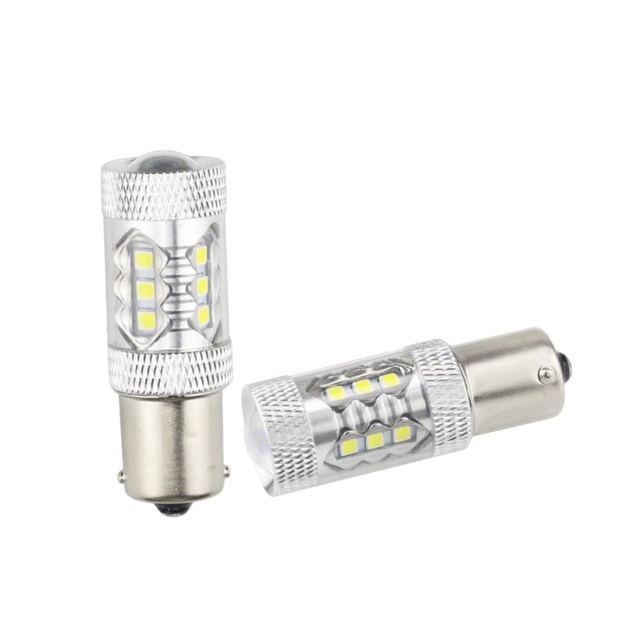 OUNONA 3 Zestawy 80w Ba15s P21w Żarówka Led do Tylnych Świateł Hamowania Samochodu Sygnalizacyjna Microseconds Jasna Aluminiowa Obudowa 4 Szt.*3