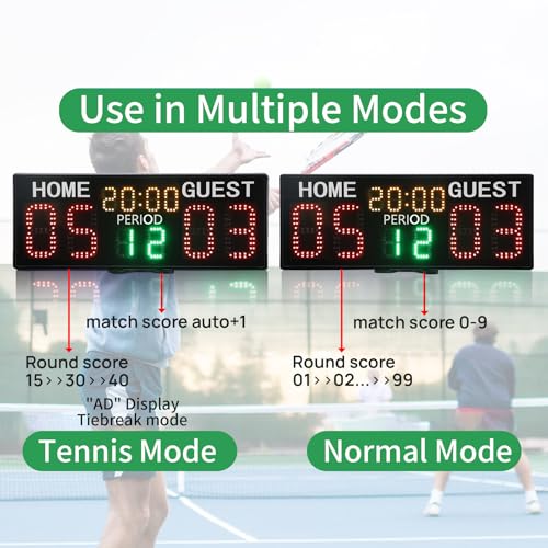 Marcador Digital para Multideportes con Trípode miniatura 5