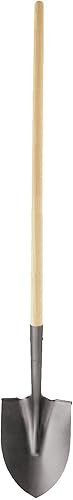 AMES 1554300 Pala de punta redonda de mango largo