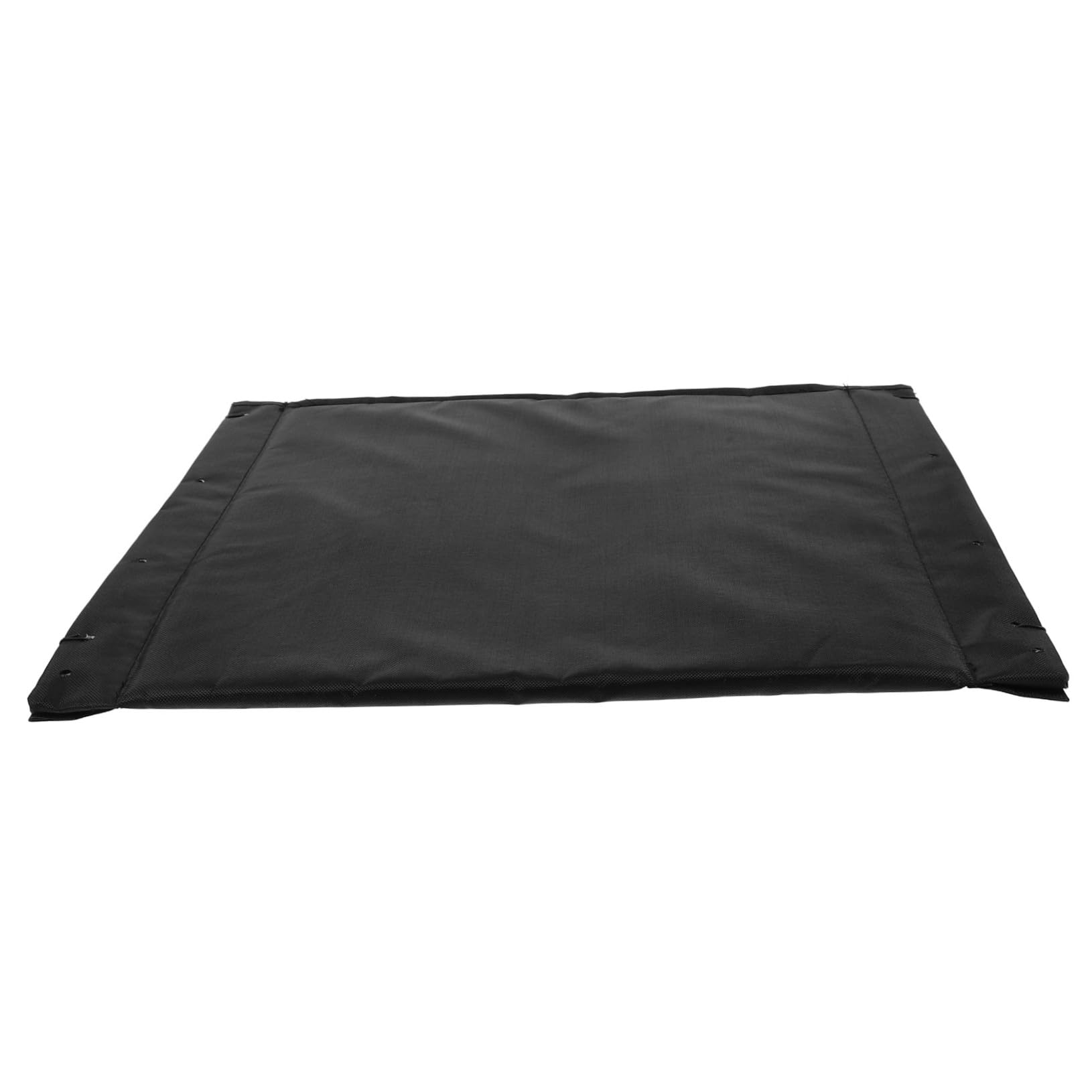 Anneome Cojín de Asiento Transpirable para Silla de Ruedas de Tela Oxford Negra Espuma de Alta Densidad, Fácil de Instalar Verano en Residencias para Personas Mayores