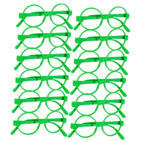 Gafas redondas para niños de plástico ligero y sin cristales para Halloween