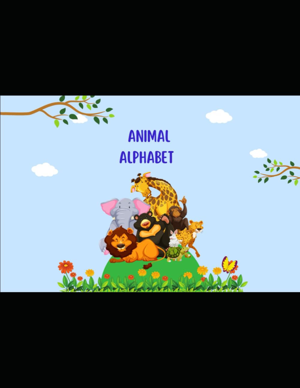 Animal Alphabet Tracing and Coloring Book