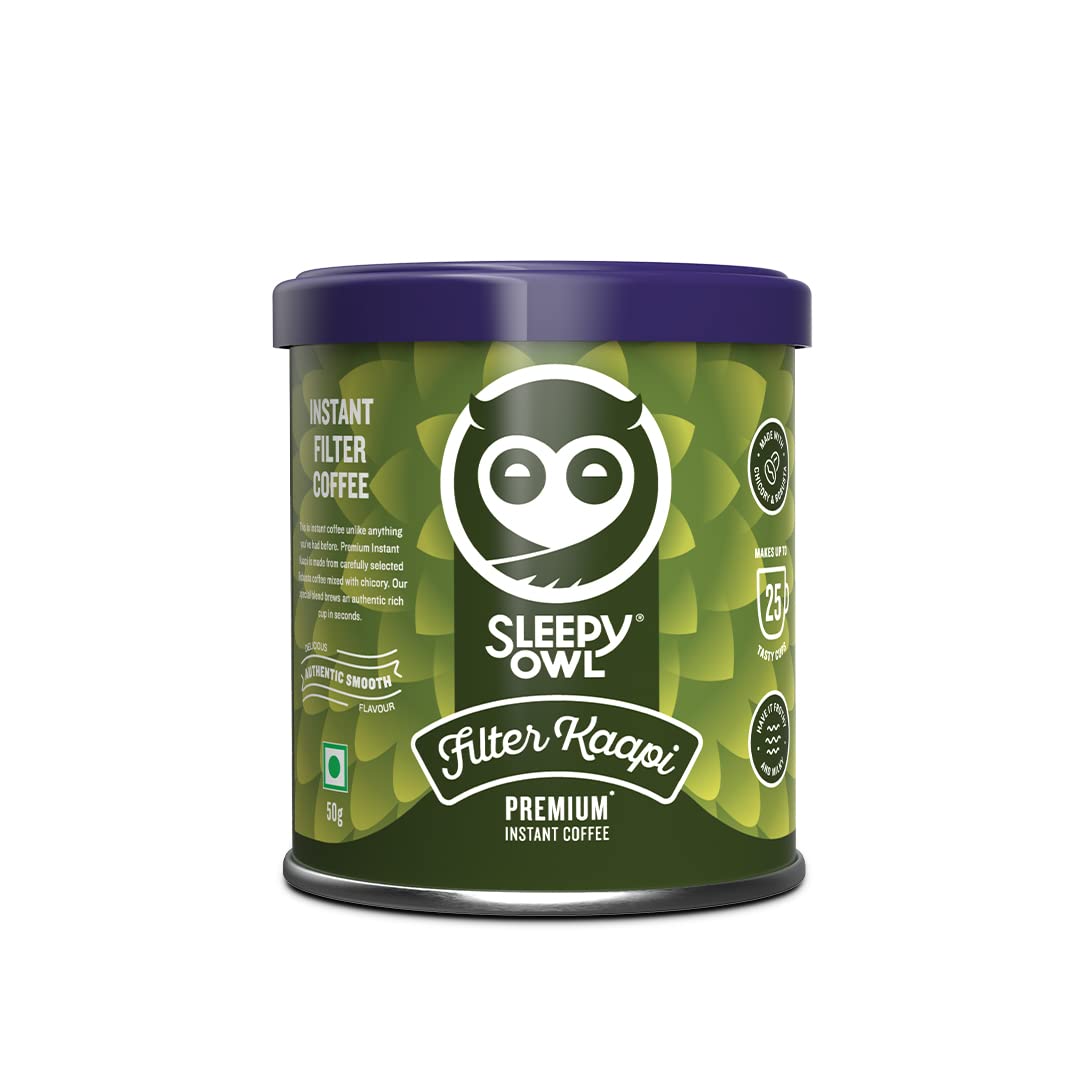 See full amazon price history chart for Sleepy Owl Filter Kaapi Premium Instant Coffee | 50g | Authentic Robusta & Chicory blend | Makes 25 Cups | Ready in Seconds | 50g - Pack of 1 Sleepy Owl Filter Kaapi Premium Instant Coffee | 50g | Authentic Robusta & Chicory blend | Makes 25 Cups | Ready in Seconds | 50g - Pack of 1 (B0B94NQS1P) Amazon Price History, Amazon Price Tracker