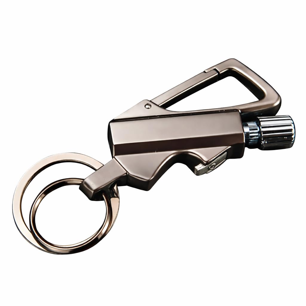 Permanent Match, Flint Fire Starter Never Ending Match Keychain Lighter with Bottle Opener, Forever Waterproof Matches Strike Anywhere, Survival Cool Lighters for Camping