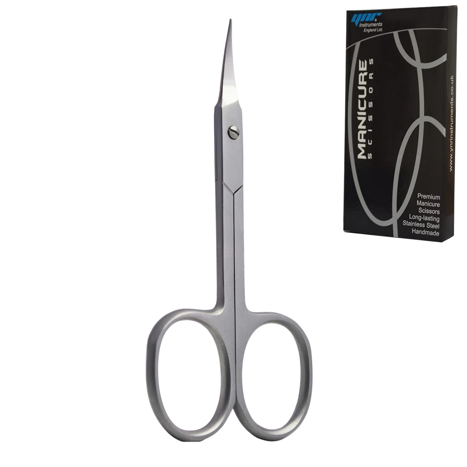 Nail Scissors Professional Cuticle Scissors Extra Strong Straight Curved Manicure Nail Art Scissors (CS-03)