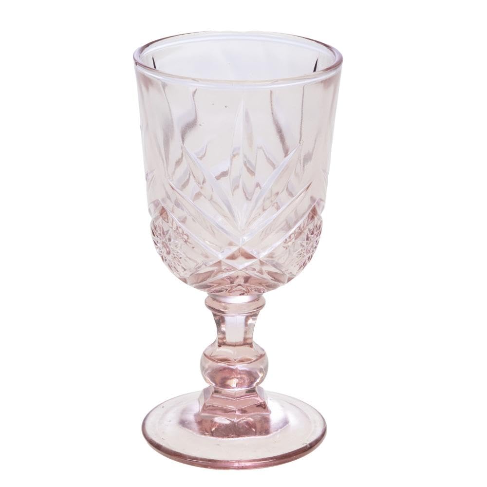 Verres à pied rose Amadeus boîte de 6 idée cadeau idéale pour sublimer une table