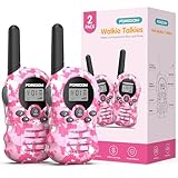 FOREDOM Walkie Talkies für Kinder Walkie Talkies Funkgeräte Set Spielzeug für Jungen & Mädchen 3-12 Jahre, Geschenke Outdoor-Abenteuer – 2er Set