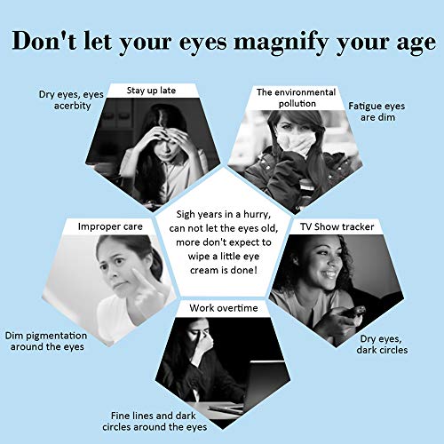 Máscara de olho, Romacci Máscara ocular Ácido hialurônico sob as almofadas dos olhos sob as bolsas d