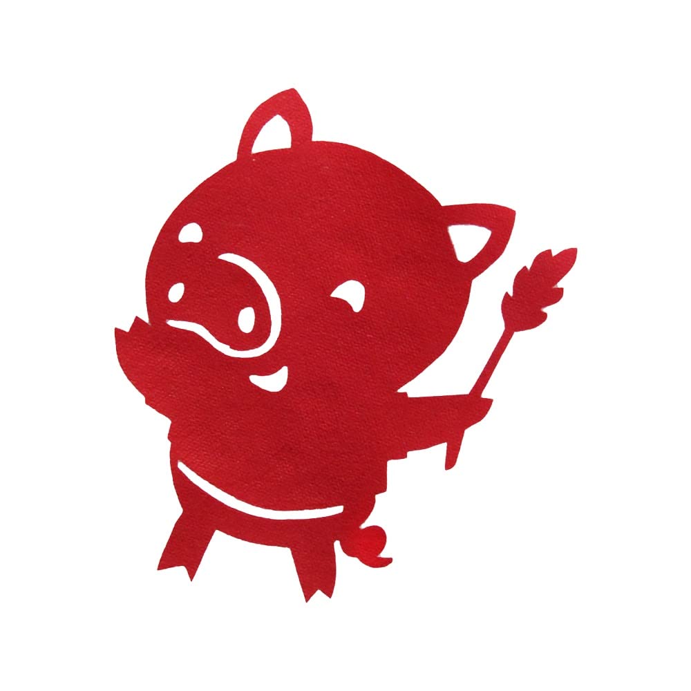 14 ブタ ぶた 豚 アイロン転写シート Amazon.co.jp: アイロンプリントシート 動物 豚 ブタ (1 赤