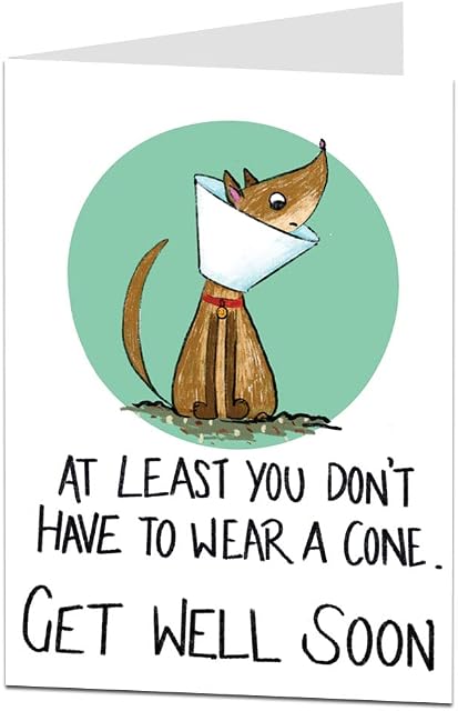 Funny Sarcastic Get Well Soon Card After Illness Operation