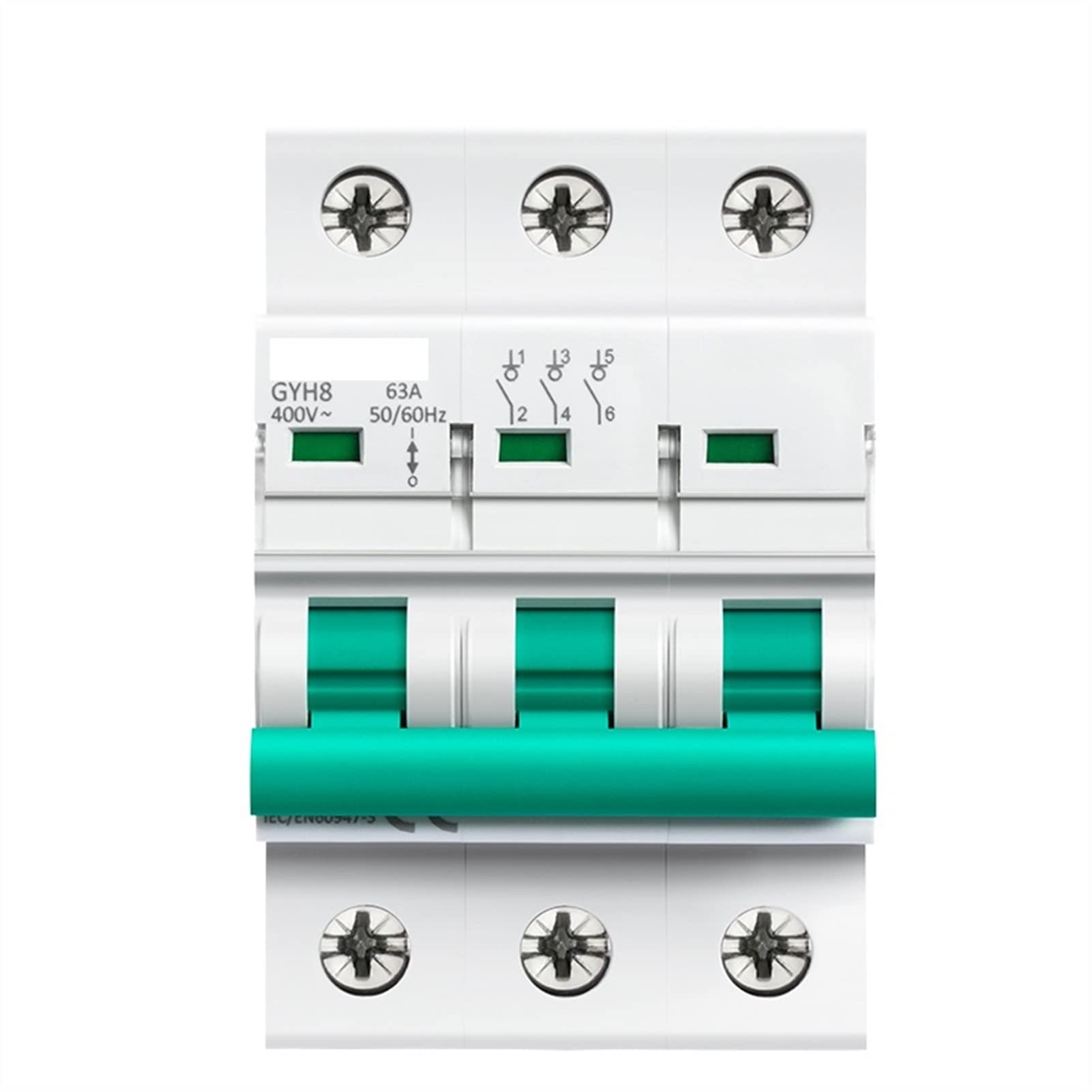 Circuit Breaker 3PHASE -Main 6 3a 100a 125a Isolating Switch for Home or Industrial -Community 40 0V Gyh8(25v)