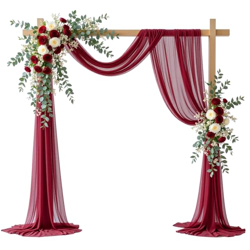 Tela para arcada de boda Shillance 29 in x 20 ft miniatura 1