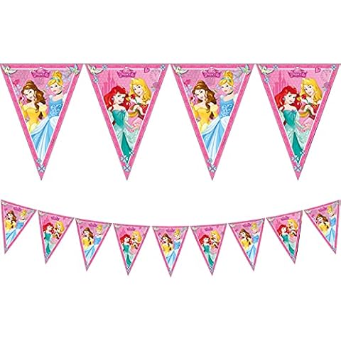 Folat 85013P Disney Princesses Bunting Garland, Multi Color Cover