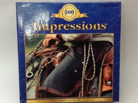 Impressions Sure-Lox - Saddled up - 500 Piece Jigsaw Puzzle 19 X 14 Inches