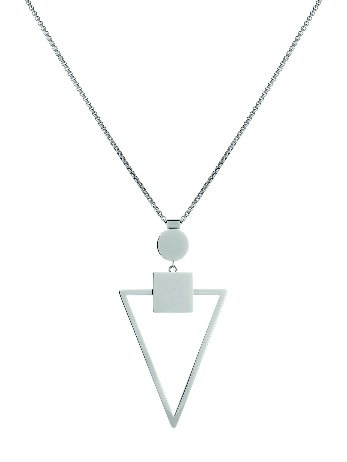 LIEBESKIND BERLIN Damen-Ketten mit Anhänger & Anhänger Edelstahl LJ-0283-N-80, silber