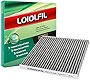 LOIOLFIL Cabin Air Filter Replacement for Toyota Tacoma 2005-2021, Dodge Dart 2013-2016, Pontiac Vibe 2003-2008 CF10374 FD374 CP374 BE-374 with Activated Carbon 1 Pack