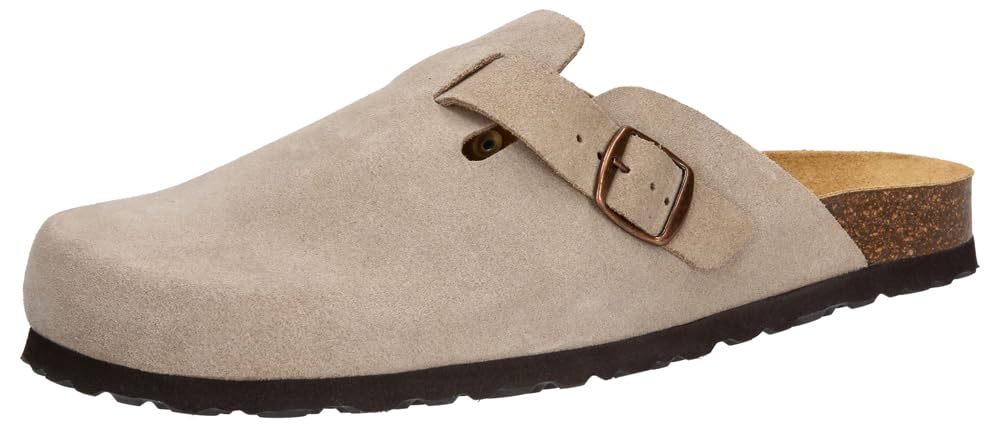 Lico Unisex Pedro Mules, Gray, 4 UK