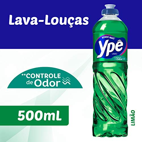 Lava Louças Ypê Limão 500Ml, Ypê, Verde