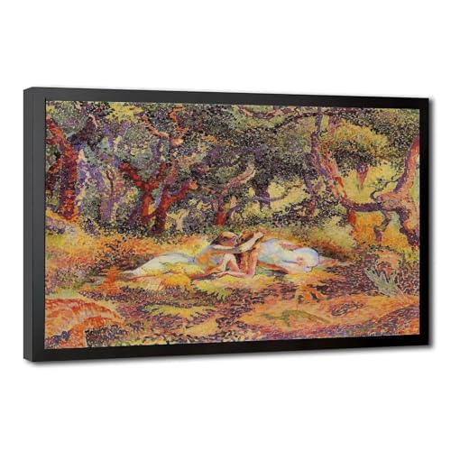 Impression sur toile Henri Edmond de haute qualité avec cadre suspendu en bois