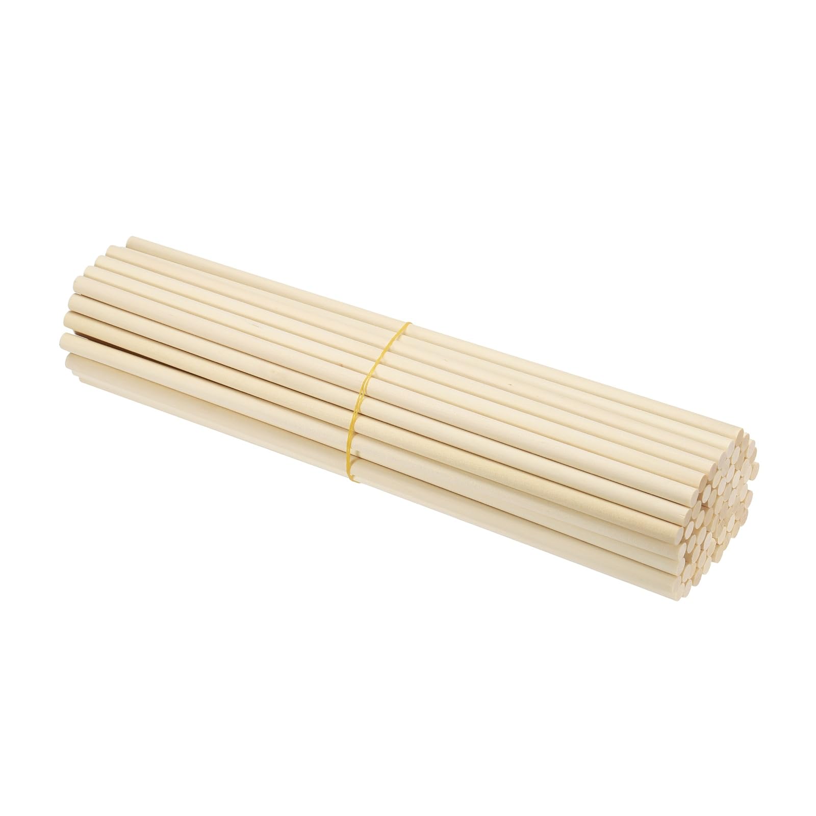 PATIKIL 5/16 x 12 Inch Wooden Dowel Rod 60 Pcs Wood Dowels for Craft Natural Color