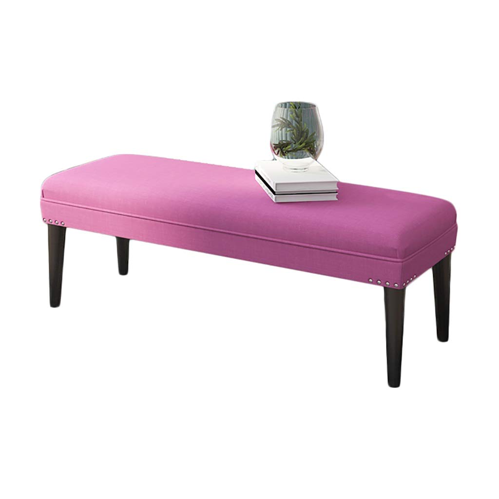 Banc à chaussures pour entrée et magasin de vêtements avec assise longue