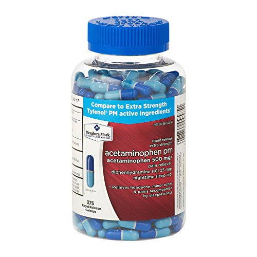 Member's Mark Acetaminophen PM Gelcaps - 375 ct.