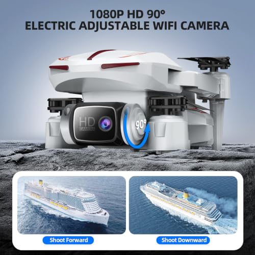 Image of Pallton Drone with Camera for Adults and Beginners, Foldable RC Quadcopter