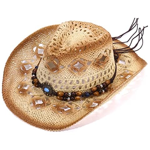 Chapeau de Cowboy Bozaap en Paille Cover