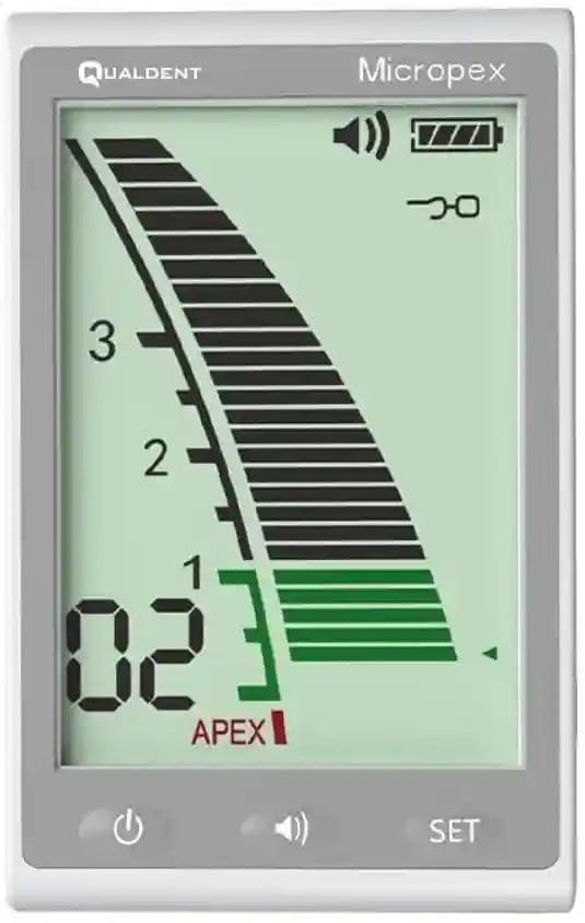 Image of Qualdent Micropex 4th Generation Apex Locator, Accurate Root Canal Length Measurement, Advanced Technology for Precise Endodontic Procedures, Reliable Performance for Dentists