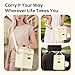 Breast Milk Cooler Bag with Ice Pack, Breastmilk Cooler Travel Bag Fits 6 Bottles up to 9 oz, Double Layer Insulated Baby Bottle Cooler & Breast Pump Storage Bag for Working Nursing Moms, Beige