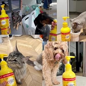   PetJesty-Pure-Omega-3-Oil-for-Dogs-Cats-2639oz-Omega-3-Skin-Coat-Support-Liquid-Food-Supplement-for-Pets-Vegan-pet-DHA-for-Joint-Function-Immune-Heart-Health-Non-Fish-Oil-Dog-and-Cat