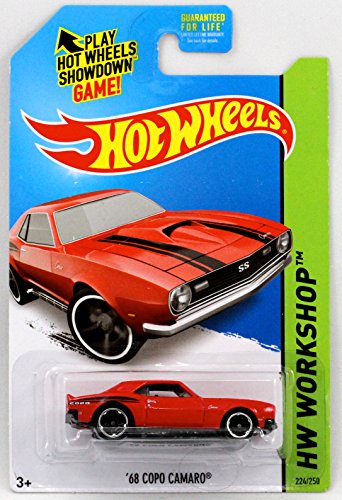 Hot Wheels 2014 Hw Workshop 224/250 - '68 Copo Camaro - Red miniatura 1