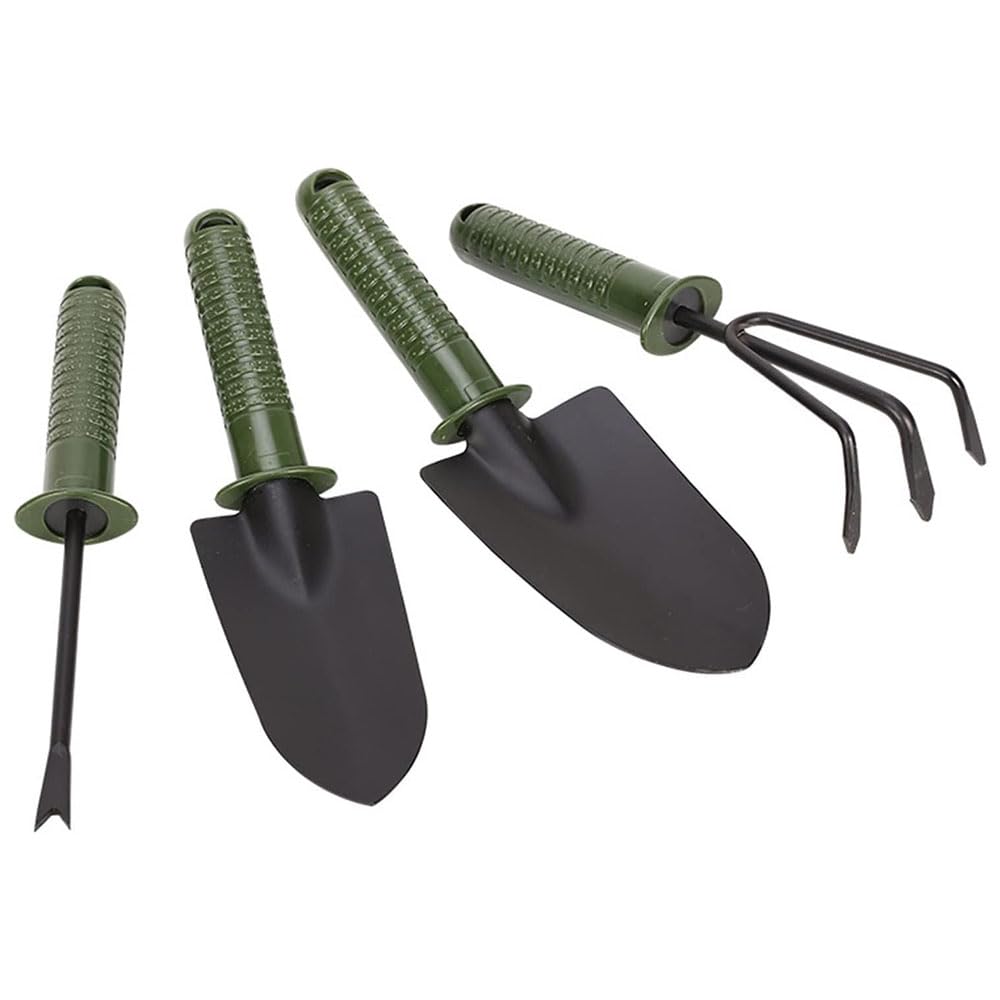 JZS Garden Tools Set Potted Plant Tools Small Shovel Flower Shovel Four Piece Suit Gardening Planting Tool Digging Flowers Grow Flowers Household Gardening Shovel,4PCS